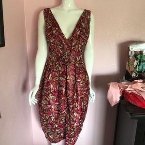 Tatyana Boutique Retro Bubble Up Dress in Red